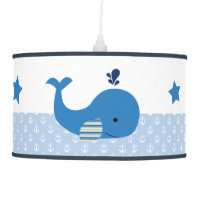 Brody Whale Nautical Baby Nursery Lamp