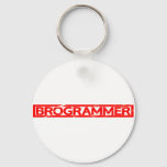 Brogrammer Stamp Keychain