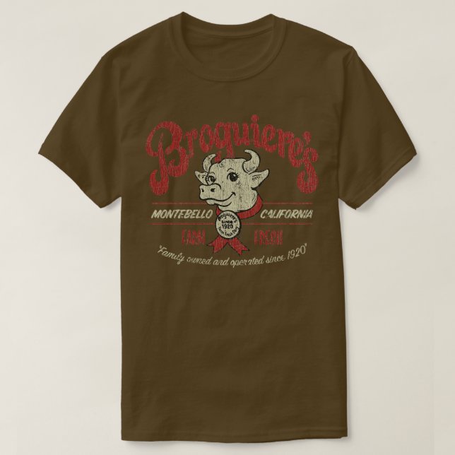 Broguieres Farm Fresh Dairy  T-Shirt (Design Front)