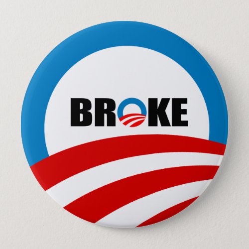 BROKE PINBACK BUTTON