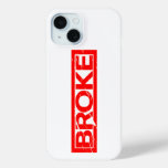 Broke Stamp iPhone 15 Case