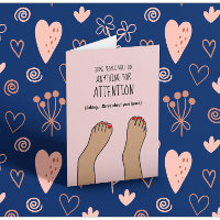 Broken Ankle Funny Card