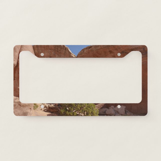 Broken Arch at Arches National Park License Plate Frame (Front)