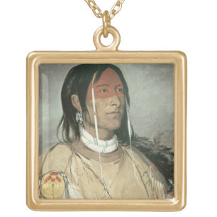 Broken Arm, 1831 (oil on canvas) Gold Plated Necklace