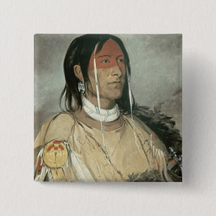 Broken Arm, 1831 (oil on canvas) Pinback Button