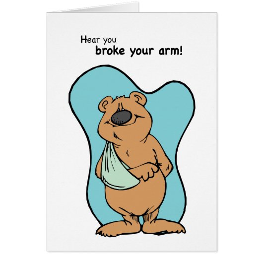 Broken Arm Bear Cards (Front)