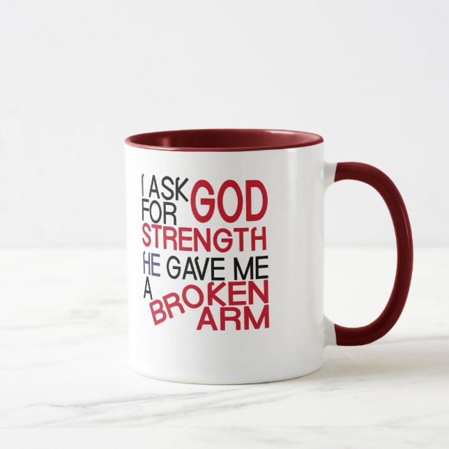 Broken arm form god mug (Right)