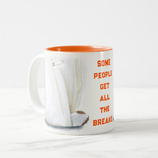 Broken Arm Get Well Two-Tone Coffee Mug