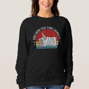 Broken Arm Hand Injury Funny Recovery Get Well Soo Sweatshirt