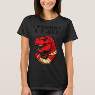 Broken Arm Recovery T-rex Kids Boys Dinosaur  T-Shirt