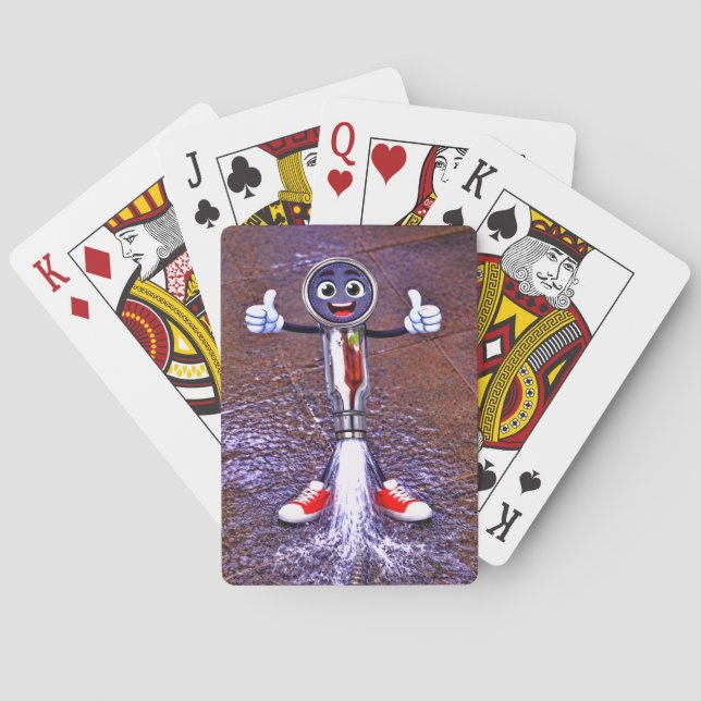 Broken Bidet Sprayer Classic Playing Cards (Back)