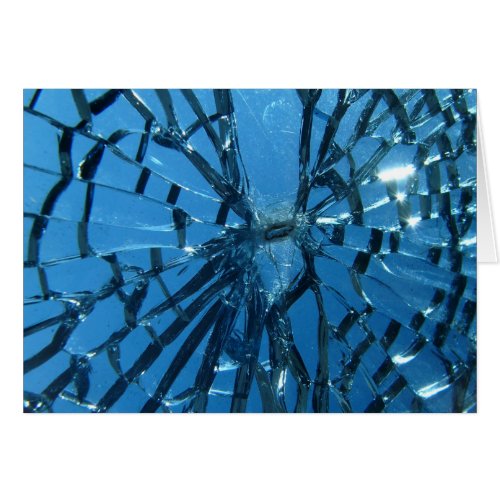 Broken Blue Glass