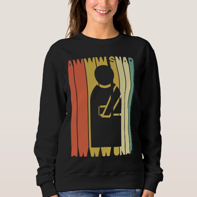 Broken Bone Awww Snap Broken Arm Recovery  Hand El Sweatshirt (Front)