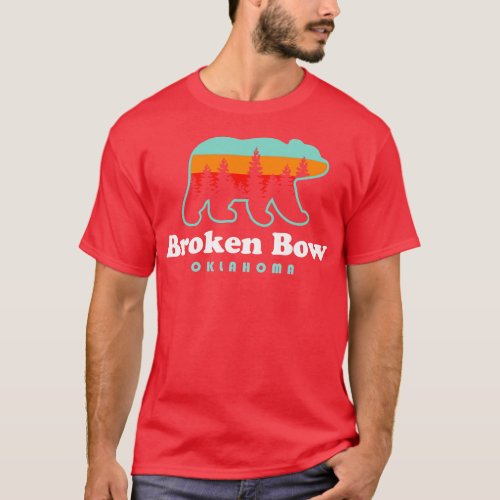 Broken Bow Oklahoma Lake Outrs Bear T_Shirt