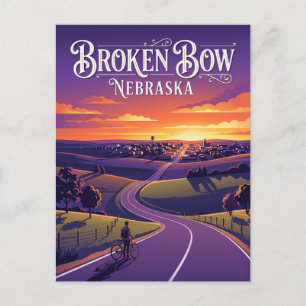 Broken Bow USA Postcard