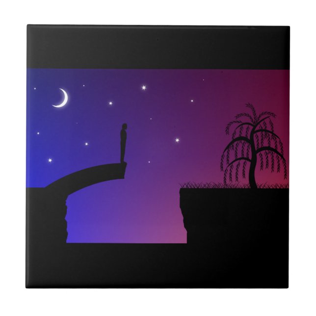 Broken Bridge Decorative Tile (Front)