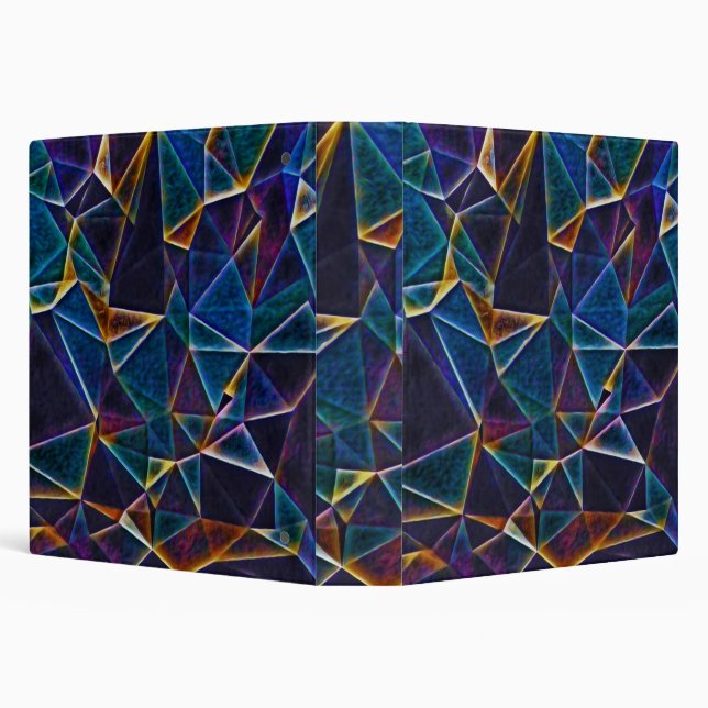 Broken Bubbles  3 Ring Binder (Background)