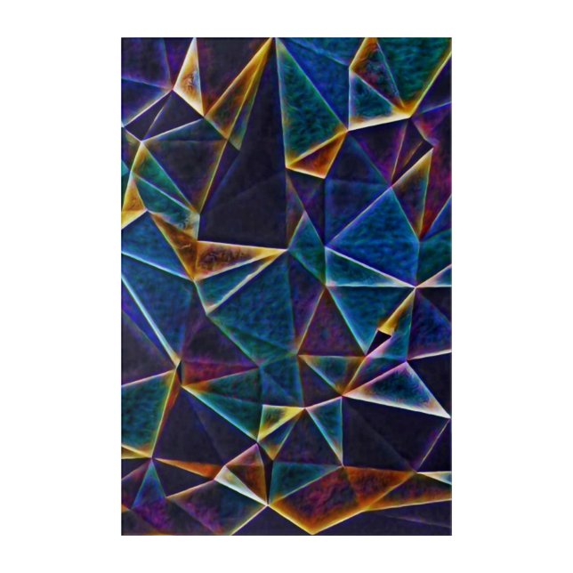 Broken Bubbles  Acrylic Print (Front)