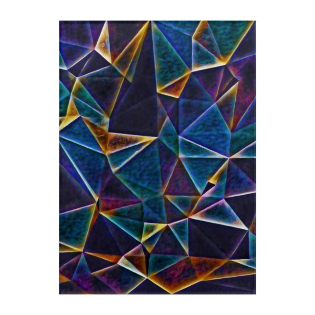 Broken Bubbles  Acrylic Print (Front)