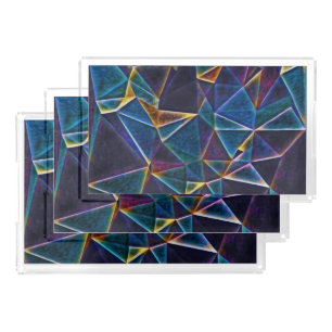 Broken Bubbles  Acrylic Tray