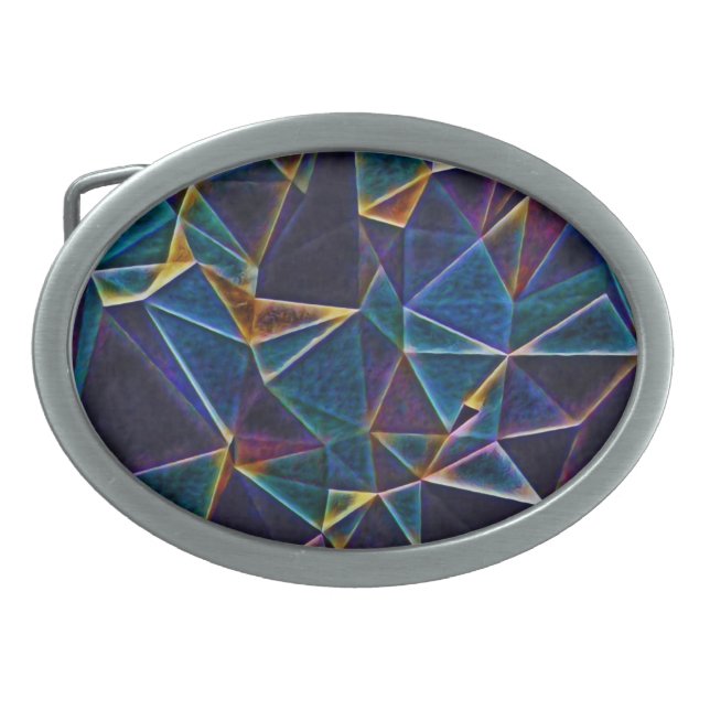 Broken Bubbles  Belt Buckle (Front)