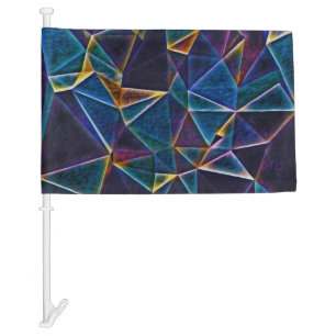 Broken Bubbles Car Flag