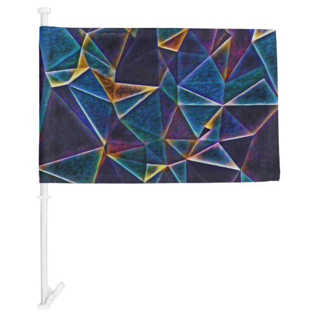 Broken Bubbles  Car Flag (Front)