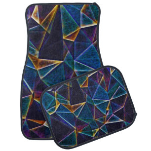 Broken Bubbles  Car Floor Mat