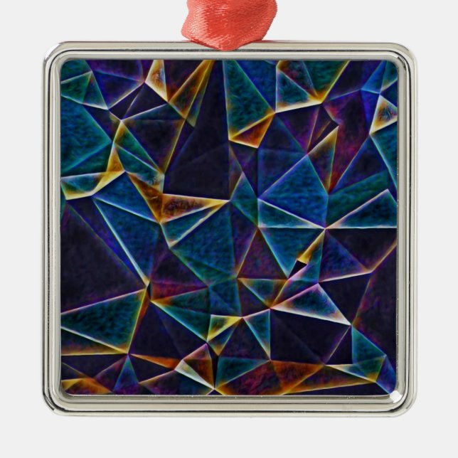 Broken Bubbles  Ceramic Ornament (Front)