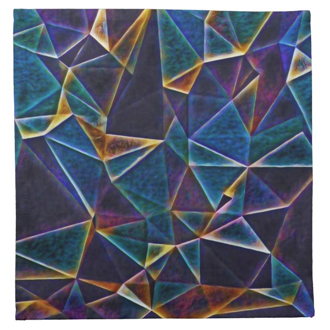 Broken Bubbles  Cloth Napkin (Front)