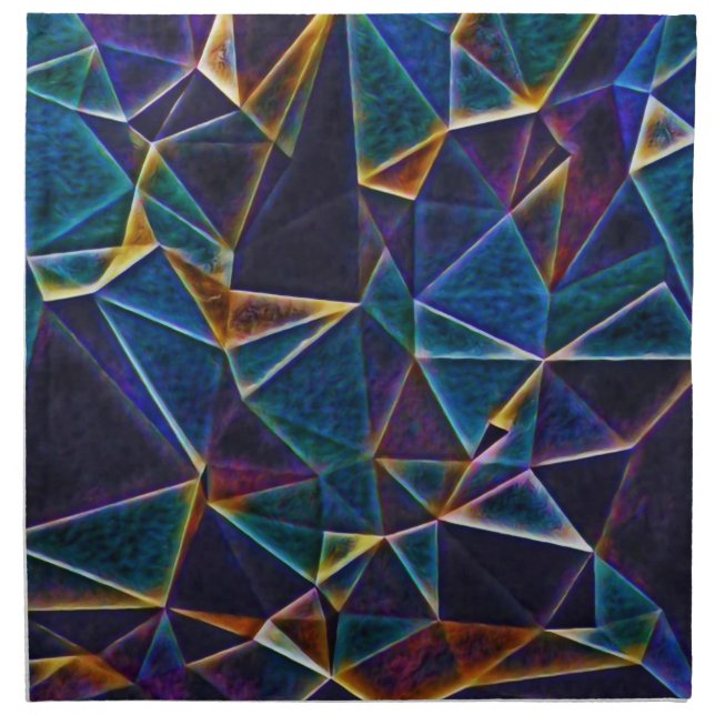 Broken Bubbles  Cloth Napkin (Front)