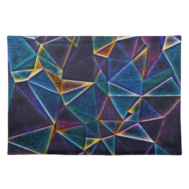 Broken Bubbles  Cloth Placemat (Front)