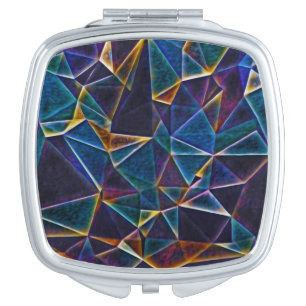Broken Bubbles Compact Mirror
