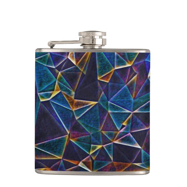 Broken Bubbles  Flask (Front)