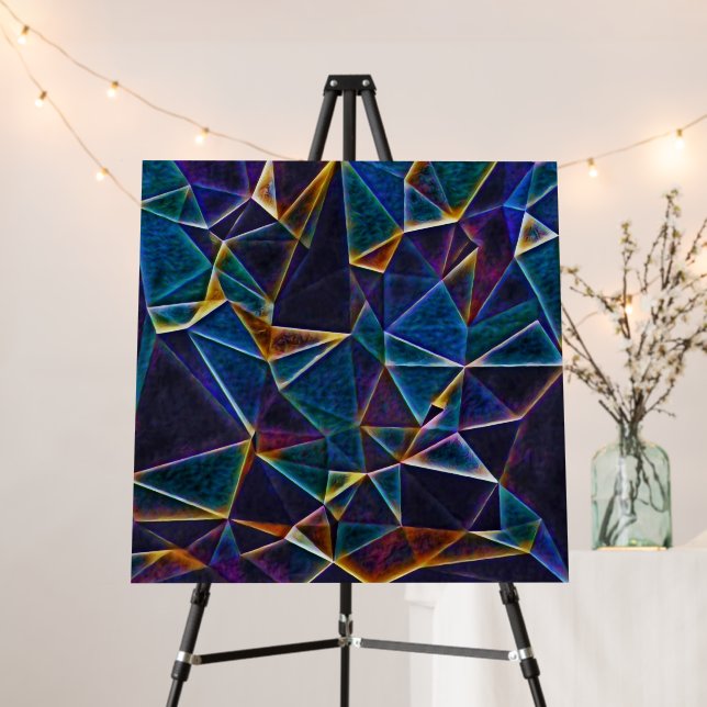 Broken Bubbles  Foam Board (In Situ (Stand))