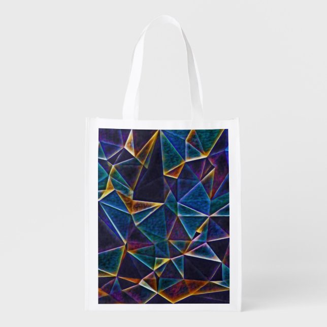 Broken Bubbles  Grocery Bag (Front)