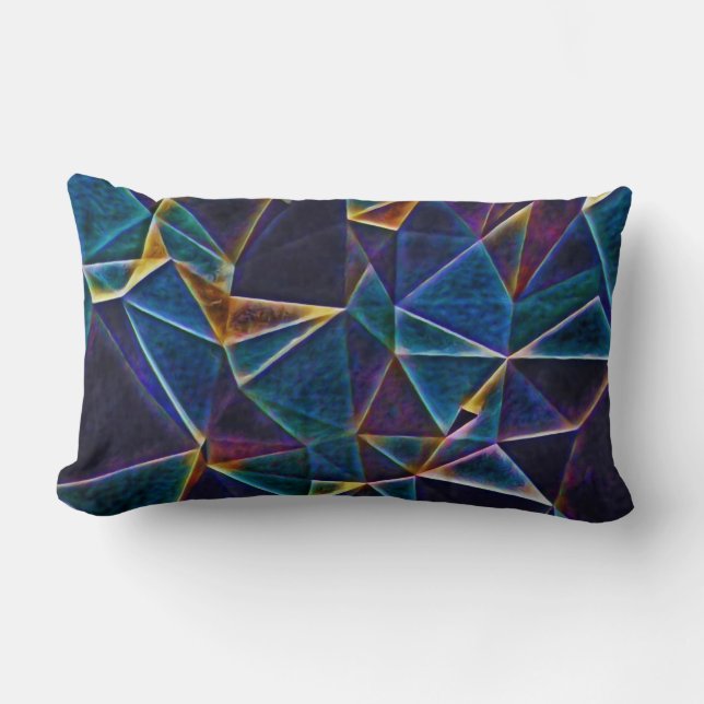 Broken Bubbles  Lumbar Pillow (Front)