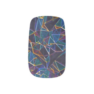 Broken Bubbles Minx Nail Art