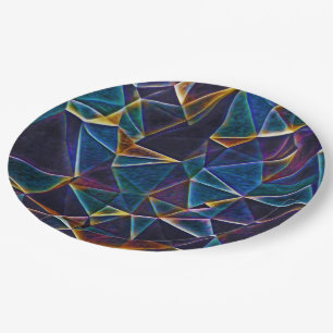 Broken Bubbles Paper Plate