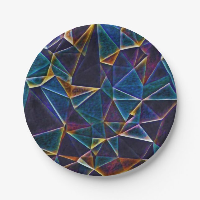 Broken Bubbles  Paper Plates (Front)