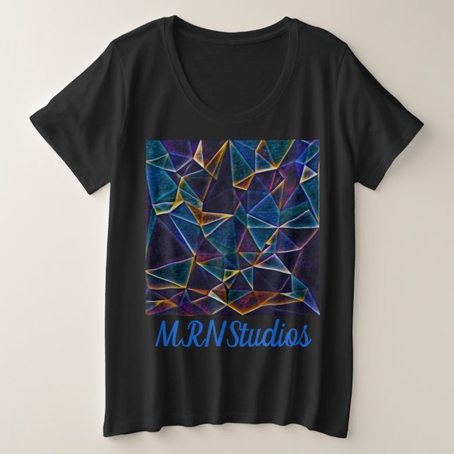 Broken Bubbles  Plus Size T-Shirt (Design Front)