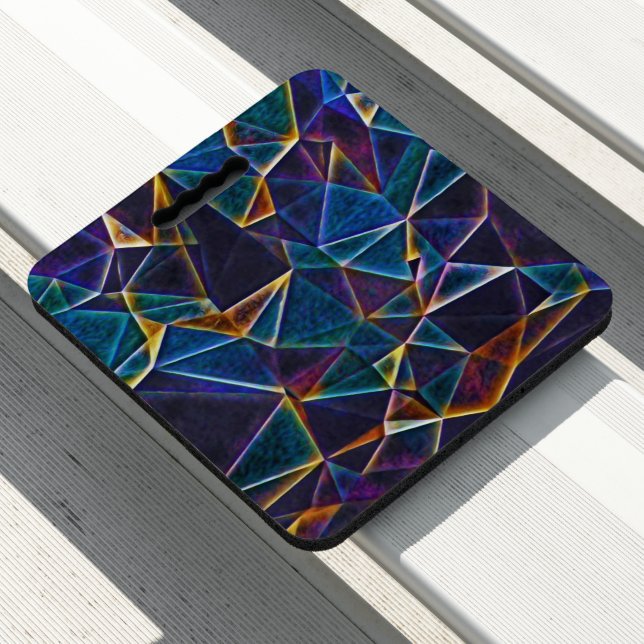 Broken Bubbles  Seat Cushion (In Situ)