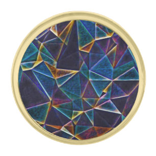 Broken Bubbles Silver Finish Lapel Pin