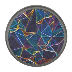 Broken Bubbles Silver Finish Lapel Pin