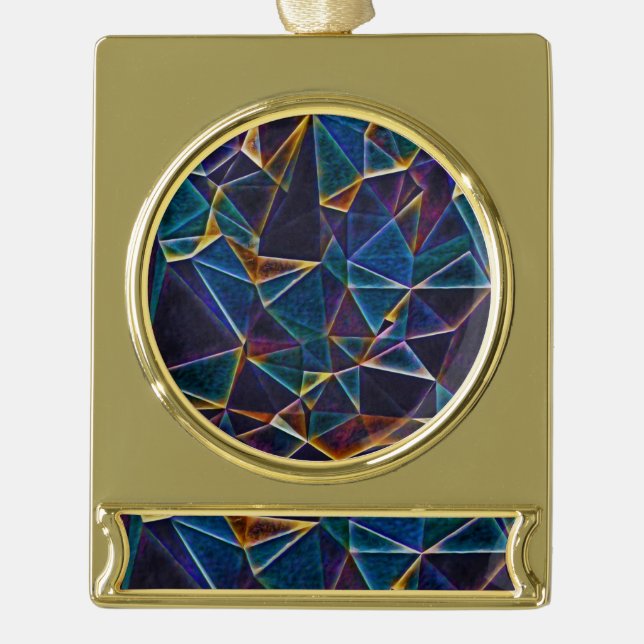 Broken Bubbles  Silver Plated Banner Ornament (Front)