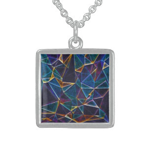 Broken Bubbles Silver Plated Necklace