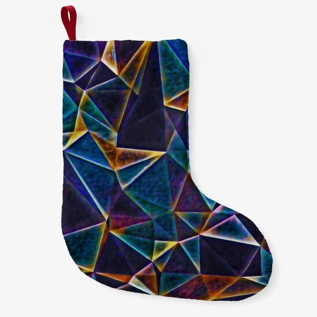 Broken Bubbles  Small Christmas Stocking (Front)