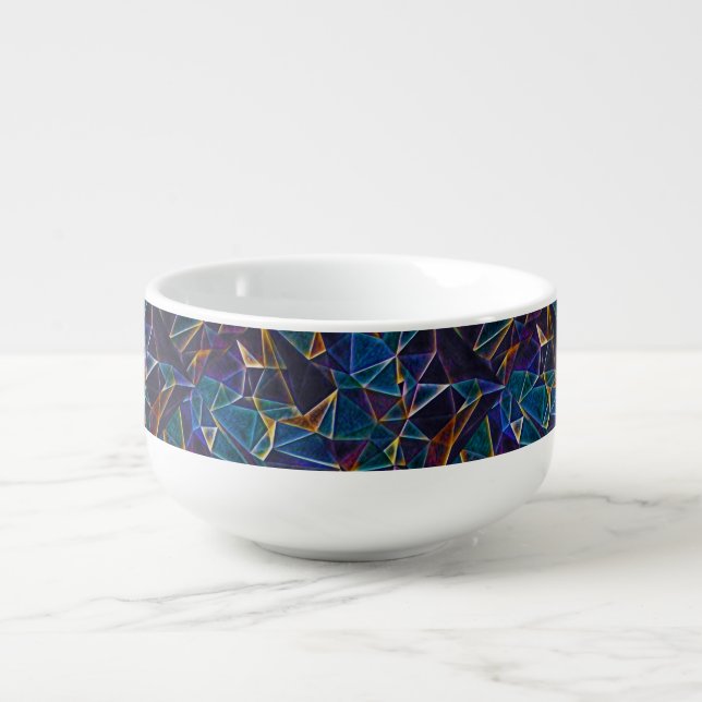 Broken Bubbles  Soup Mug (Front)