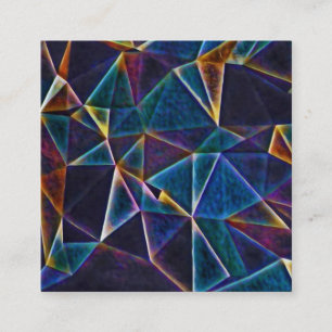 Broken Bubbles  Square Business Card