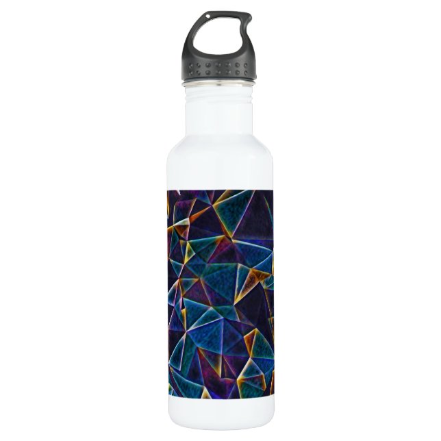 Broken Bubbles  Stainless Steel Water Bottle (Front)